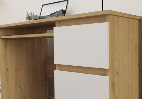 Biurko Kuba KUBA DĄB ARTISAN BIEL