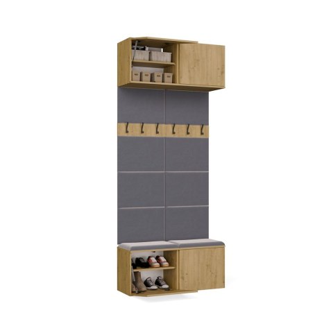 Garderoba Podwójny Wieszak HAGA II/2W DĄB ARTISAN