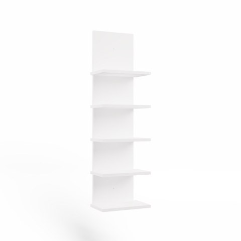 Regał Wiszący R5P 5 Półek Na Książki Do Biura Salonu Pokoju Dziecka BIAŁY
