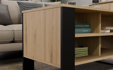 Stolik Modern 4P DĄB ARTISAN CZARNY