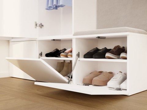 Wieszak Podwójny HAGA II 2W Garderoba Do Przedpokoju BIAŁY